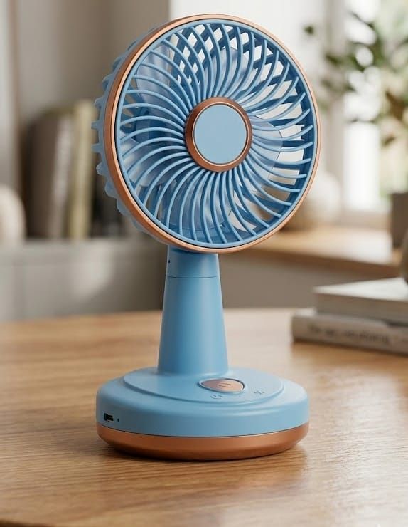 Mini Rechargeable Desk Fan
